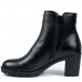 Ghete dama clasic, Glemis, piele naturala - Cod: PS-athena-160, Culoare: Negru Box, Marime: 38 (24.6 cm)
