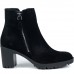 Ghete dama clasic, Glemis, piele naturala - Cod: PS-athena-160, Culoare: Negru Velur, Marime: 38 (24.6 cm)