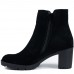 Ghete dama clasic, Glemis, piele naturala - Cod: PS-athena-160, Culoare: Negru Velur, Marime: 38 (24.6 cm)