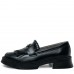 Mocasini dama, Glemis, piele naturala - Model: PS-cloe-1155, Culoare: Negru Box, Marime: 38 (24.8 cm)