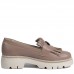 Mocasini dama, Glemis, piele naturala - Model: PS-ionela-1155, Culoare: Taupe Bizon, Marime: 38 (25 cm)
