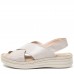 Sandale dama confort, Glemis, piele naturala - Model: Serina, Culoare: Argintiu, Marime: 38 (24.5 cm)