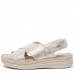 Sandale dama confort, Glemis, piele naturala - Model: Serina, Culoare: Auriu, Marime: 38 (24.5 cm)