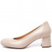 Pantofi dama eleganti, Glemis, piele naturala - Model: Siena, Culoare: Nude box, Marime: 35 (23 cm)