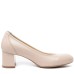 Pantofi dama eleganti, Glemis, piele naturala - Model: Siena, Culoare: Nude box, Marime: 35 (23 cm)