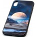 Husa eleganta ultra-subtire de lux pentru iPhone X, patern - Luxury ultra-thin case for iPhone X, patern "Silver Moon"