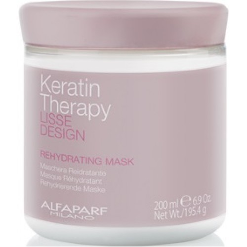 Masca De Hidratare Si Indreptare - Rehydrating Mask - Lisse Design Keratin Therapy - Alfaparf Milano - 200 Ml