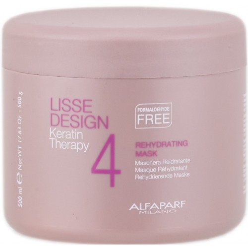 Masca De Hidratare Si Indreptare - Rehydrating Mask - Lisse Design Keratin Therapy - Alfaparf Milano - 500 Ml
