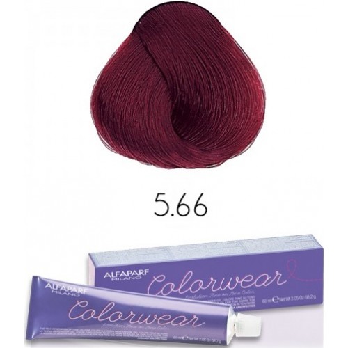 Vopsea Semi-permanenta Fara Amoniac Profesionala - 5.66 - Color Wear - Alfaparf Milano - 60 Ml