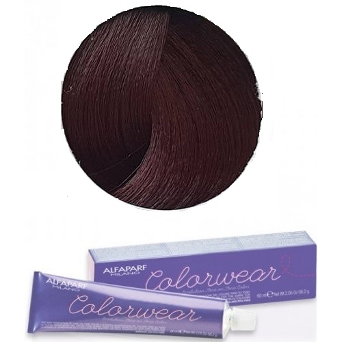 Vopsea Semi Permanenta Fara Amoniac Profesionala 6 Metallic Ruby Brown Color Wear Alfaparf Milano 60 Ml