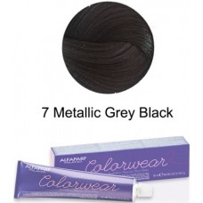 Vopsea semi-permanenta fara amoniac profesionala - 7 Metalic Grey Black - Color Wear - Alfaparf Milano - 60 ml