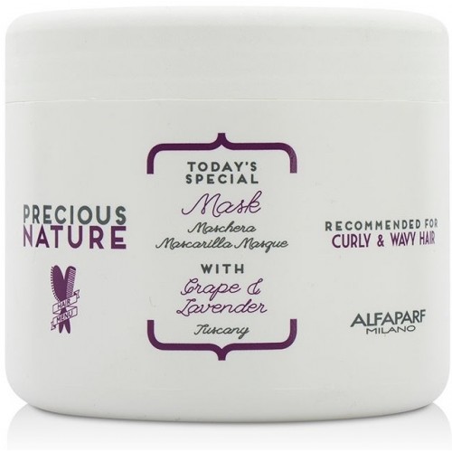 Masca Hranitoare Pentru Par Cret/ondulat - Mask - Precious Nature - Curly And Wavy Hair - Alfaparf Milano - 500 Ml