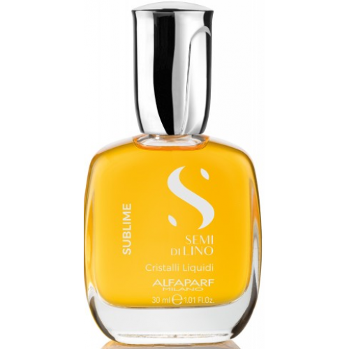 Cristale Lichide De Iluminare Instant Pentru Toate Tipurile De Par - Cristalli Liquidi - Semi Di Lino - Sublime - All Hair Types - Alfaparf Milano - 30 Ml