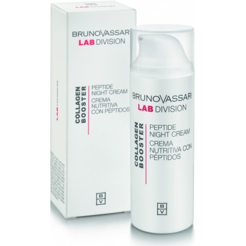 Crema De Noapte Cu Peptide - Peptide Night Cream - Collagen Booster - Lab Division - Bruno Vassari - 50 Ml