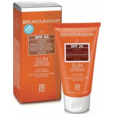 Crema de fata cu factor de protectie 30 - Anti-Age Sun Cream SPF 30 - Bruno Vassari - 50 ml