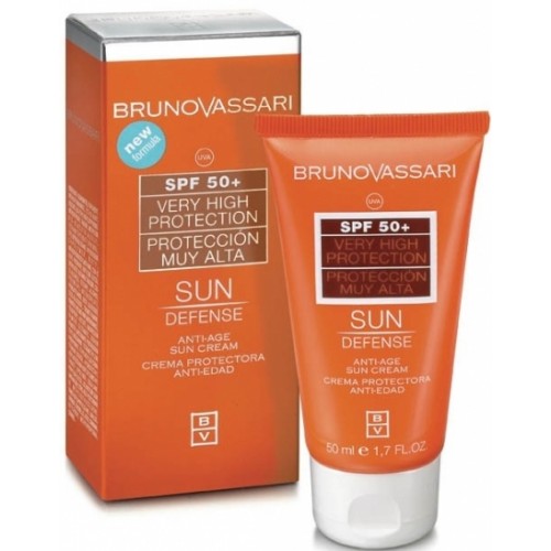 Crema De Față Cu Factor De Protectie 50 - Anti-age Sun Cream Spf 50 - Bruno Vassari - 50 Ml