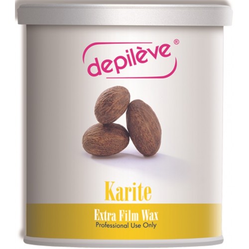 Ceara Elastica Cu Unt De Karite - Karite Extra Film Wax - Depileve - 800 Gr