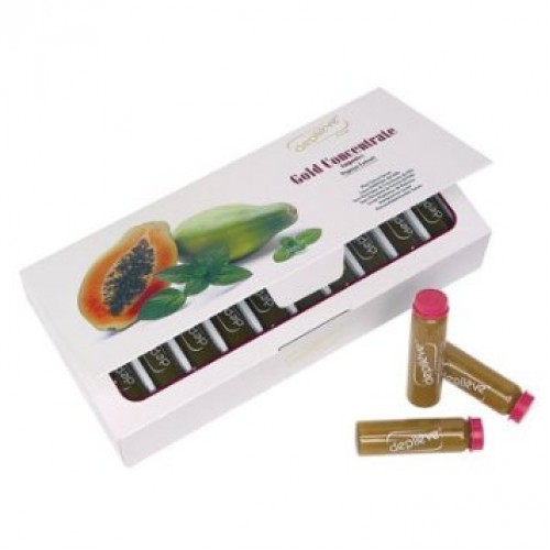 Inhibitor De Crestere A Parului - Gold Concentrate - Depileve - 20 X 10 Ml