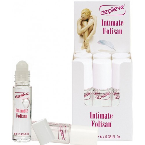 Gel Roll-on Impotriva Foliculitei Din Zonele Sensibile - Intimate Folisan - Depileve - 6 X 8 Ml