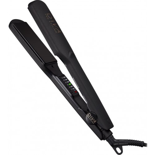 Placa De Par Profesionala Pentru Par Lung Cu Tendinte De Incretire - Wide Digital Styler - Diva