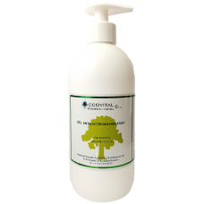 Gel dezinfectant antiviral, antibacterian, antiseptic, hidratant, non-toxic (Notificat EU) pentru maini - Ecovital G3 Professional - 500 ml