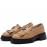 Mocasini dama, Glemis, piele naturala - Cod: 655, Culoare: Maro, Talpa: Neagra, Marime: 38