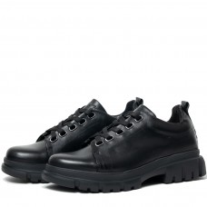 Pantofi casual dama, Glemis, piele naturala - Cod: 665, Culoare: Negru, Marime: 38