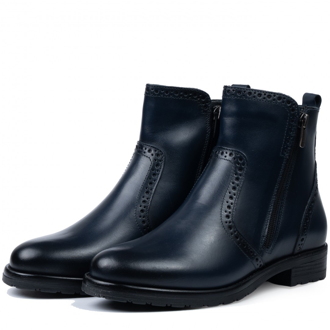 Ghete dama, Glemis, piele naturala - Cod: AS-2442, Culoare: Blue Box, Marime: 38 (25.2 cm)