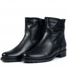 Ghete dama clasic, Glemis, piele naturala - Cod: AS-4121-1, Culoare: Negru Box, Marime: 38 (25 cm)