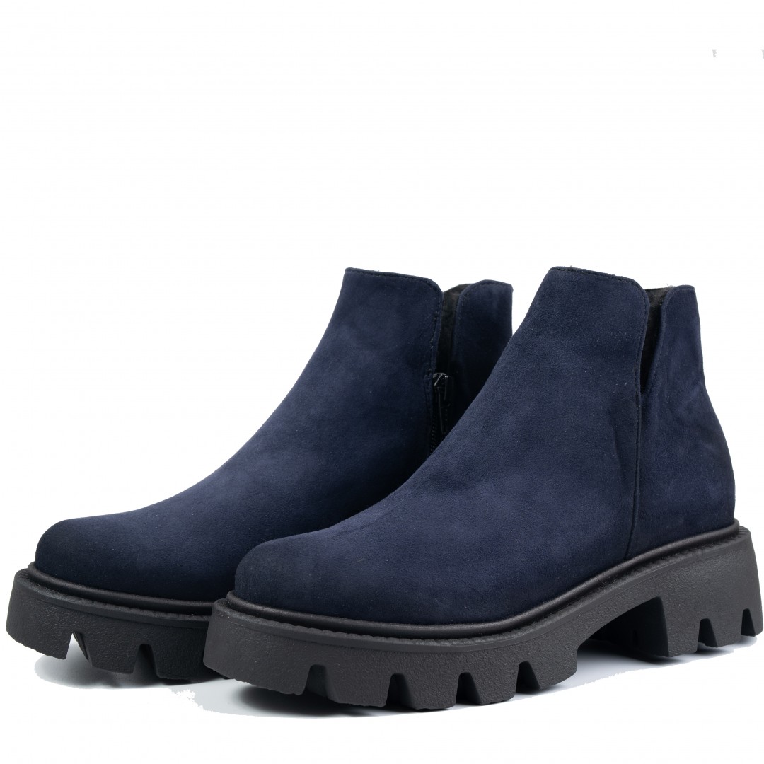 Ghete dama smart office, Glemis, piele naturala - Cod: IB-4000, Culoare: Albastru, Marime: 38 (24.5 cm) Ghete dama smart office, Glemis, piele naturala - Cod: IB-4000, Culoare: Albastru, Marime: 38 (24.5 cm)