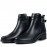 Ghete dama clasic, Glemis, piele naturala - Cod: PS-carmen-10, Culoare: Negru Box, Marime: 38 (25.2 cm)