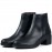 Ghete dama clasic, Glemis, piele naturala - Cod: PS-galaxy-10, Culoare: Negru Box, Marime: 38 (24.6 cm)