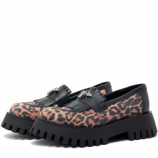 Mocasini dama, Glemis, piele naturala - Model: IB-2610, Culoare: Leopard, Marime: 38 (25 cm)