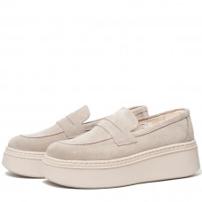 Pantofi casual dama, Glemis, piele naturala intoarsa - Model: IB-2630, Culoare: Bej, Marime: 38 (25 cm)