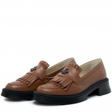 Mocasini dama, Glemis, piele naturala - Model: PS-cloe-1155, Culoare: Maro Box TN, Marime: 38 (24.8 cm)