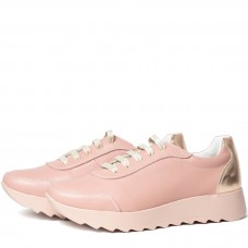 Pantofi casual dama, Glemis, piele naturala - Model: PS-vila-prn-765, Culoare: Nude Box Auriu, Marime: 38 (24.7 cm)