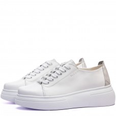 Pantofi sport dama premium, Glemis, piele naturala - Cod: PS-1065, Culoare: Alb, Marime: 38