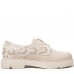 Pantofi casual dama, Glemis, piele naturala - Model: PS-norocos-1145, Culoare: Bej Bizon Sarpe, Marime: 38 (25.3 cm)