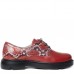 Pantofi casual dama, Glemis, piele naturala - Model: PS-norocos-1145, Culoare: Visiniu Box Sarpe, Marime: 38 (25.3 cm)