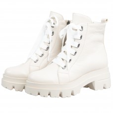 Bocanci dama, Glemis, piele naturala - Model: PS-995, Culoare: Bej Bizon, Marime: 38