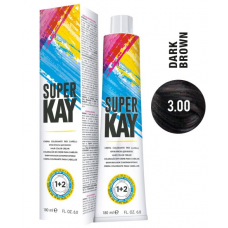 Vopsea de par profesionala permanenta - 3.00 -  Hair Color Cream - Super Kay - 180 ml