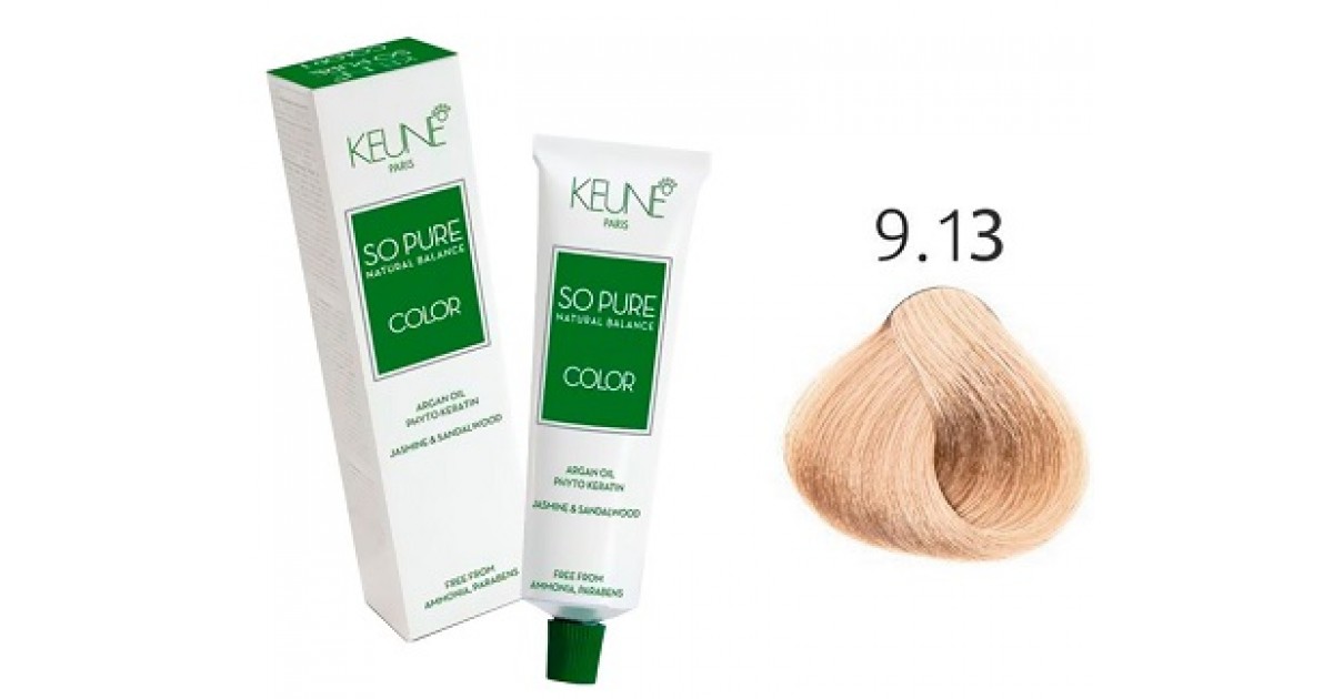 Vopsea permanenta - 9.13 - So Pure Color - Keune - 60 ml