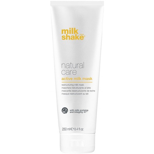 Masca Reconstructoare Pe Baza De Proteine De Lapte Pentru Par Uscat Si Deteriorat - Active Milk Mask - Natural Care - Milk Shake - 250 Ml