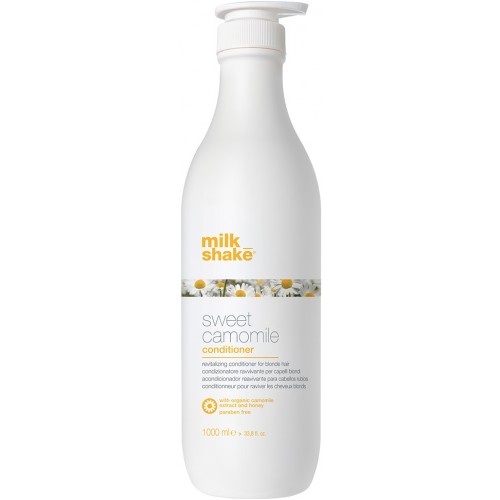 Balsam Hidatant Si Revitalizant Pentru Par Blond - Conditioner - Sweet Camomile - Milk Shake - 1000 Ml