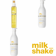 Kit mare hidratant pentru par blond - Sweet Chamomile - Milk Shake - 3 produse cu 20% discount