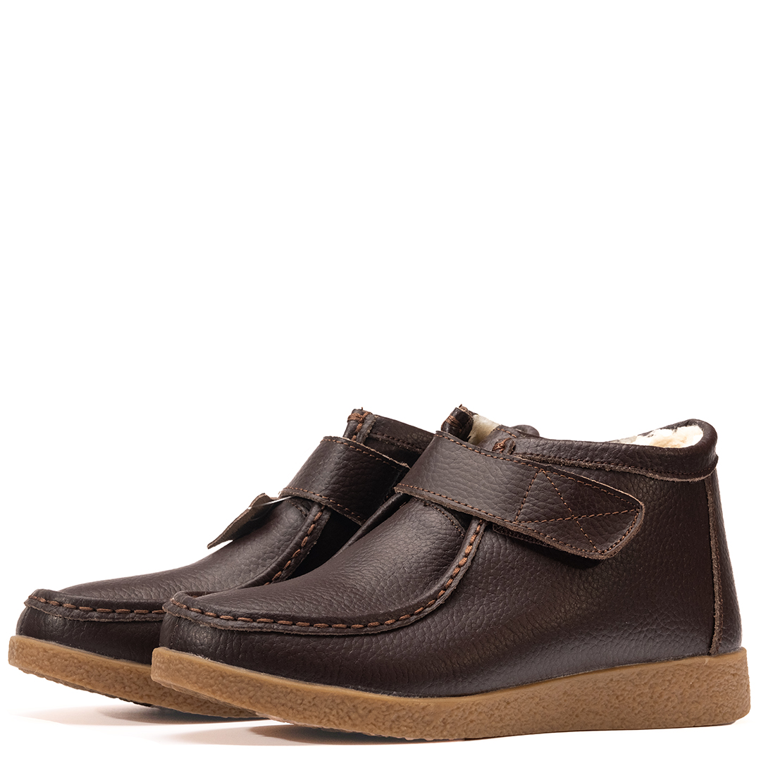 Ghete dama, Voguer, piele naturala - Colectie: Heritage, Culoare: Maro inchis, Marime: 41