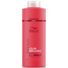 Sampon pentru par gros si vopsit - Color Protection Shampoo - Coarse - Invigo Brilliance - Wella - 1000 ml