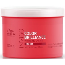 Masca-tratament pentru parul gros vopsit - Vibrant Color Mask - Coarse - Invigo Brilliance - Wella - 500 ml