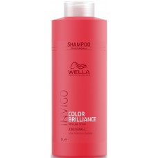 Sampon pentru par fin si vopsit - Color Protection Shampoo - Fine - Invigo Brilliance - Wella - 1000 ml