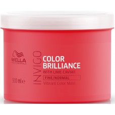 Masca-tratament pentru parul fin vopsit - Vibrant Color Mask - Fine - Invigo Brilliance - Wella - 500 ml